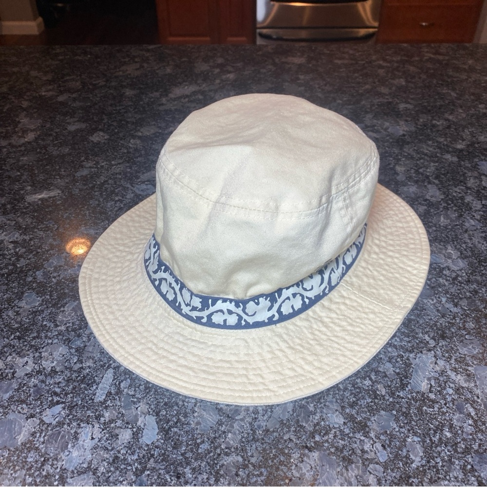 VTG EMS Sun Hat Bucket S/M 100% Cotton Beach Vacation Golf Eastern Mountain